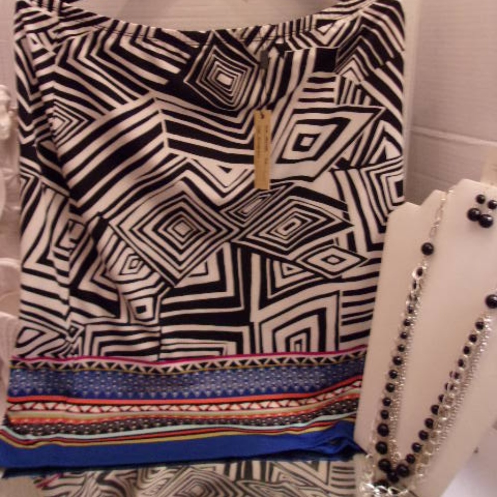 Nwts Melissa Paige Skirt, Necklace & earrings. M21